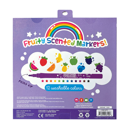 Ooly Yummy Yummy, Scented Markers – 12 pcs.