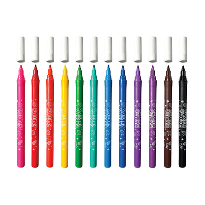 Ooly Yummy Yummy, Scented Markers – 12 pcs.