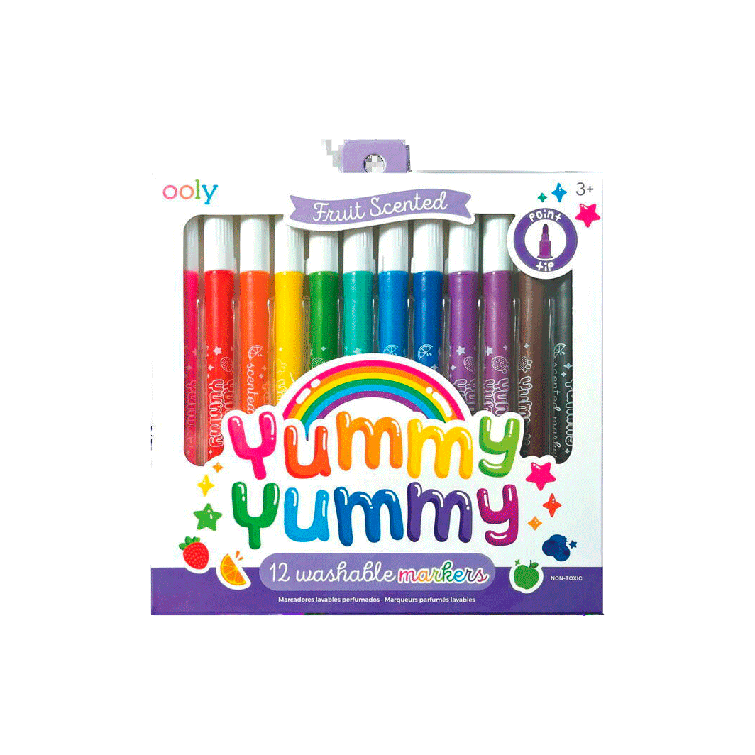 Ooly Yummy Yummy, Scented Markers – 12 pcs.
