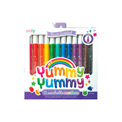 Ooly Yummy Yummy, Scented Markers – 12 pcs.