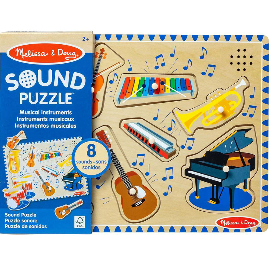 Melissa &amp; Doug Musical Instruments Sound Puzzle