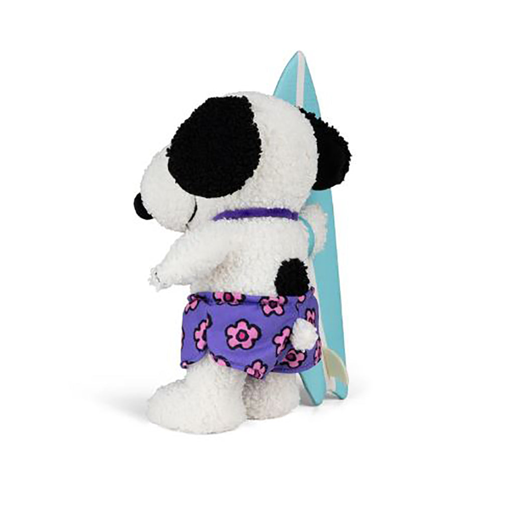 Snoopy Plush with Surfboard, 22 cm