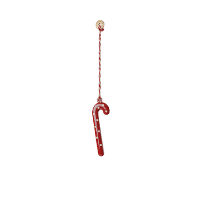 Maileg Christmas Ornament, Gift Box with Metal Hanger – Peter’s Christmas, Red/Blue