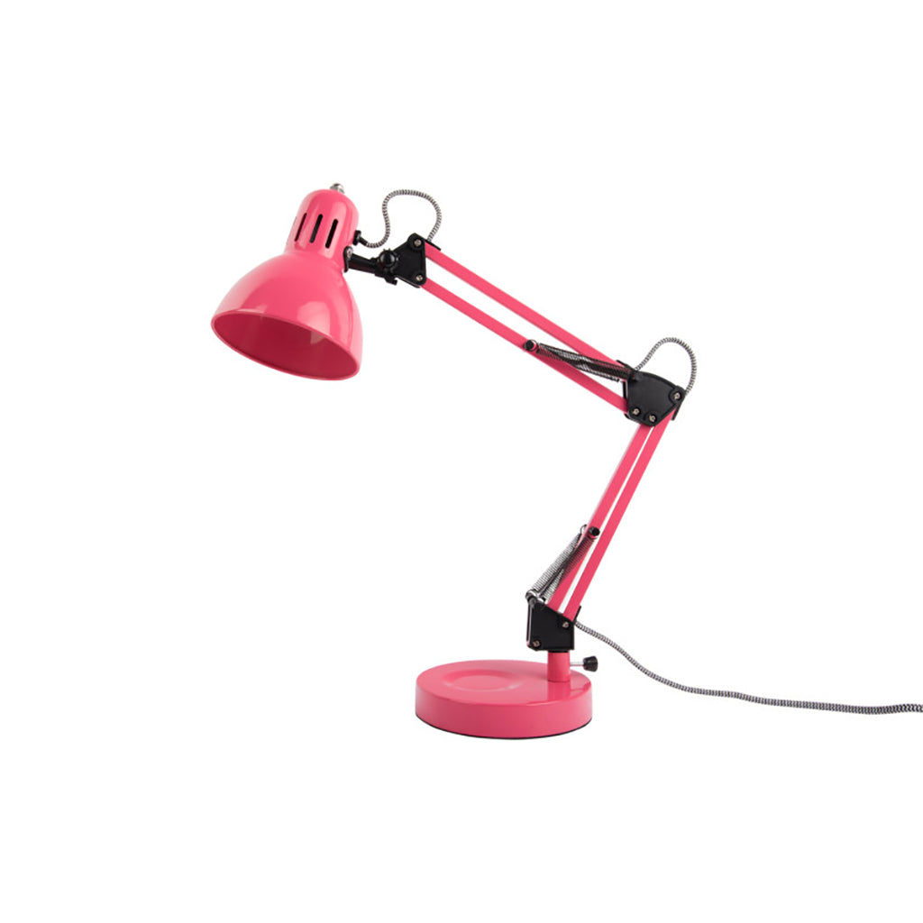 Leitmotiv Funky Hobby Metal Table Lamp, Bright Pink