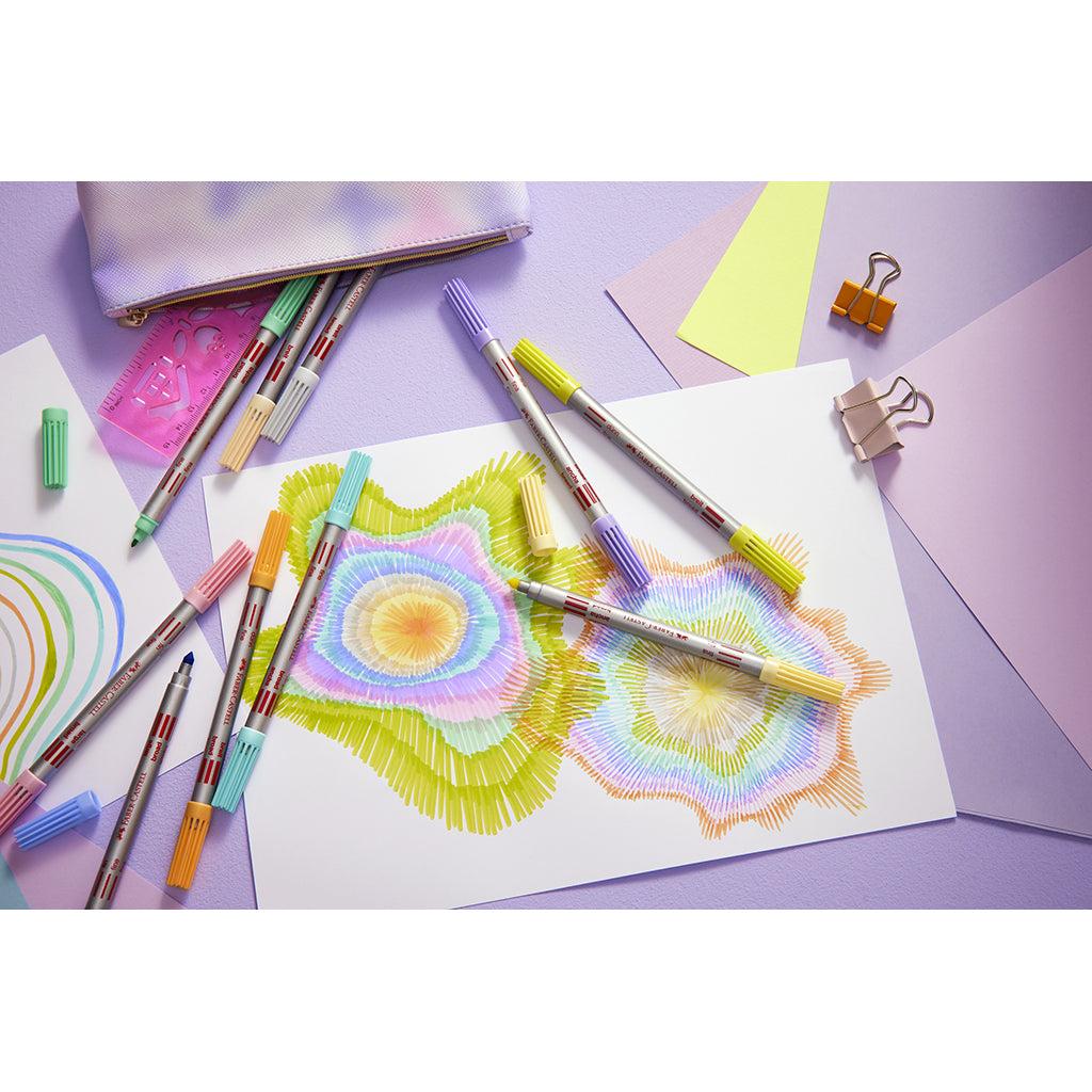 Faber-Castell, Double-Ended Markers with Thick and Thin Tips - Set of 10