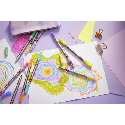 Faber-Castell, Double-Ended Markers with Thick and Thin Tips - Set of 10