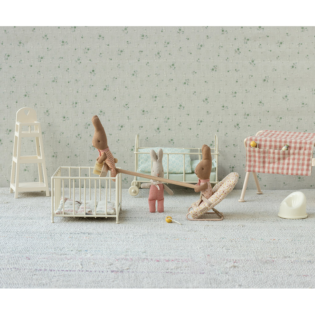 Maileg Baby Mouse, My - Checkered