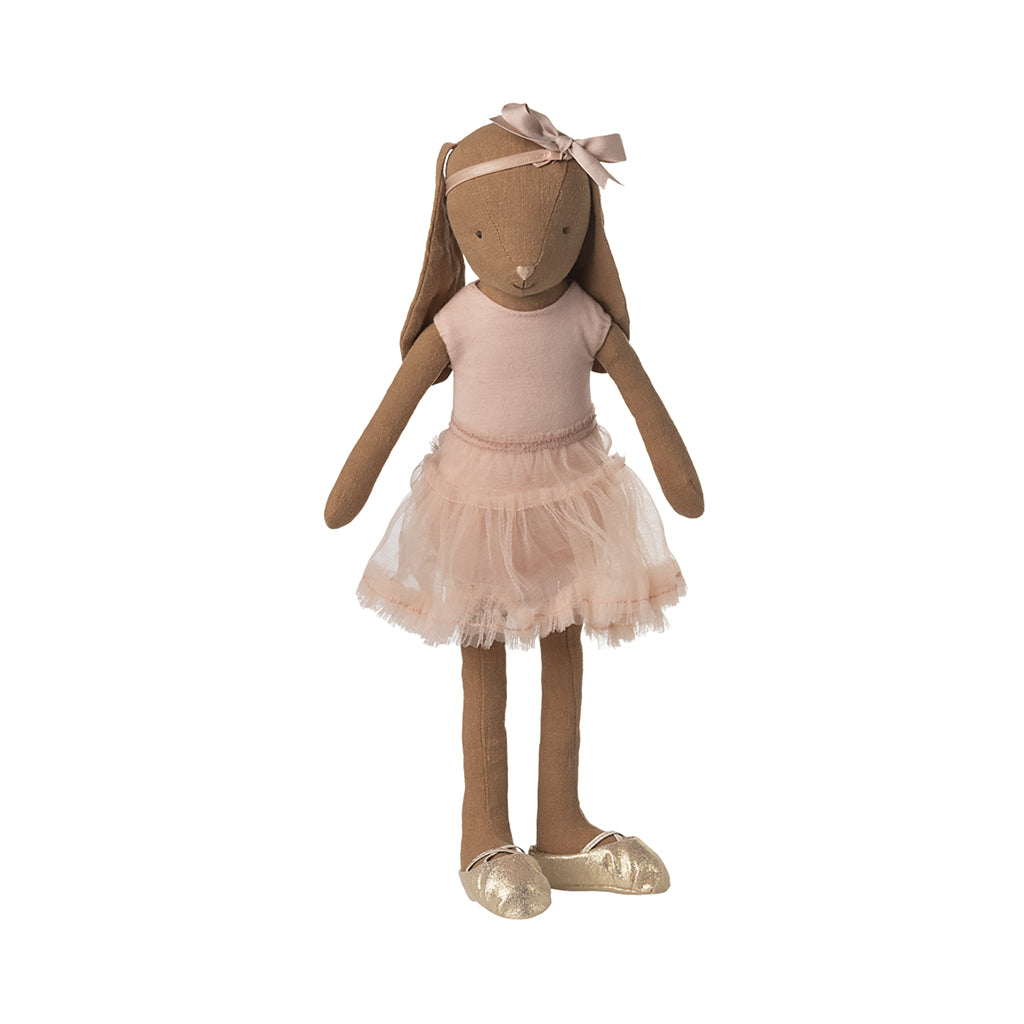 Maileg Rabbit Size 3, Brown - Ballet Outfit and Tulle Skirt - Pink