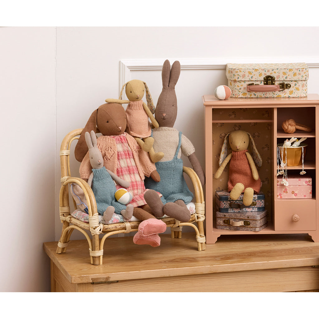 Maileg Bunny Size 1, Classic – Knitted Overalls