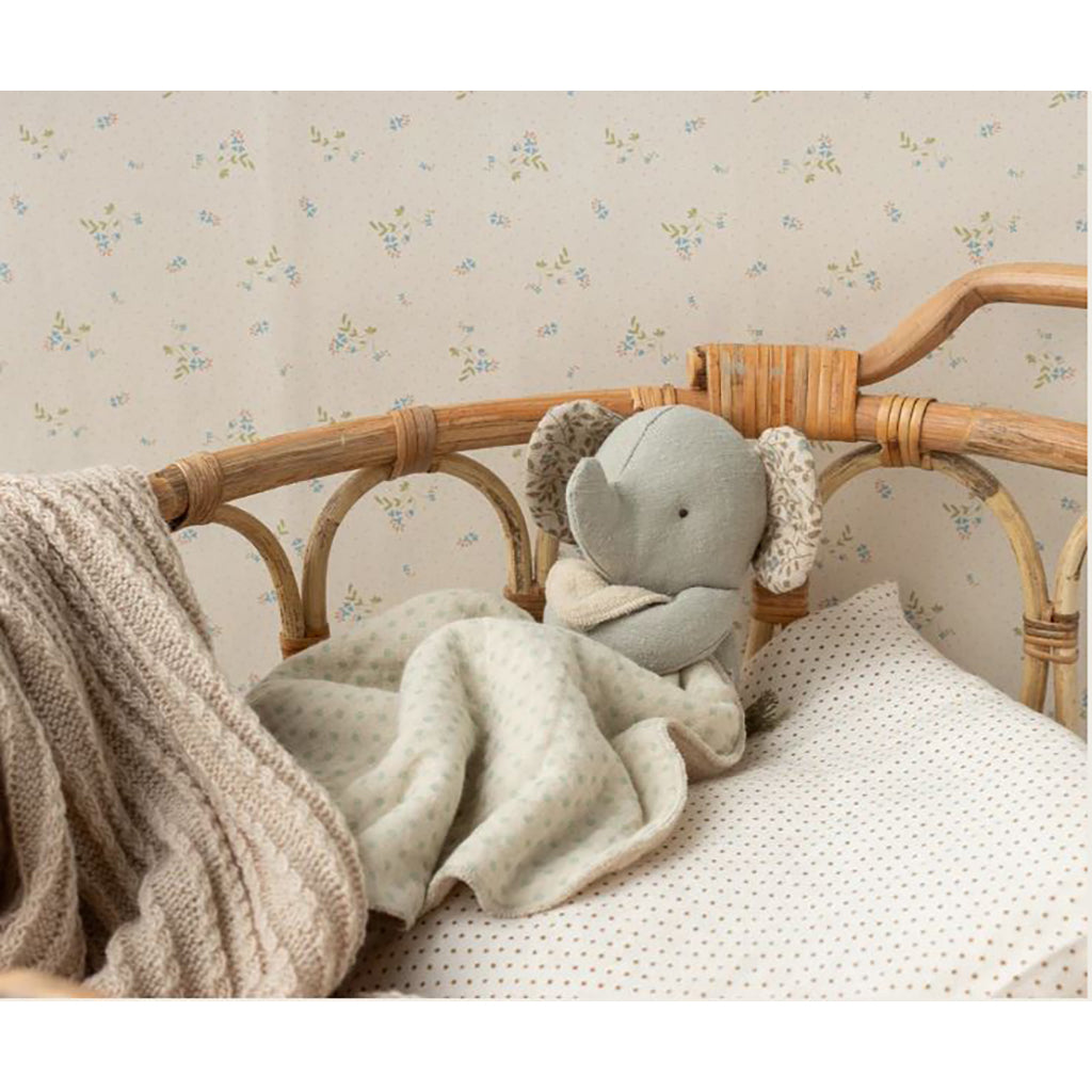 Maileg Lullaby Friends, Elephant Plush, Mini - Gray