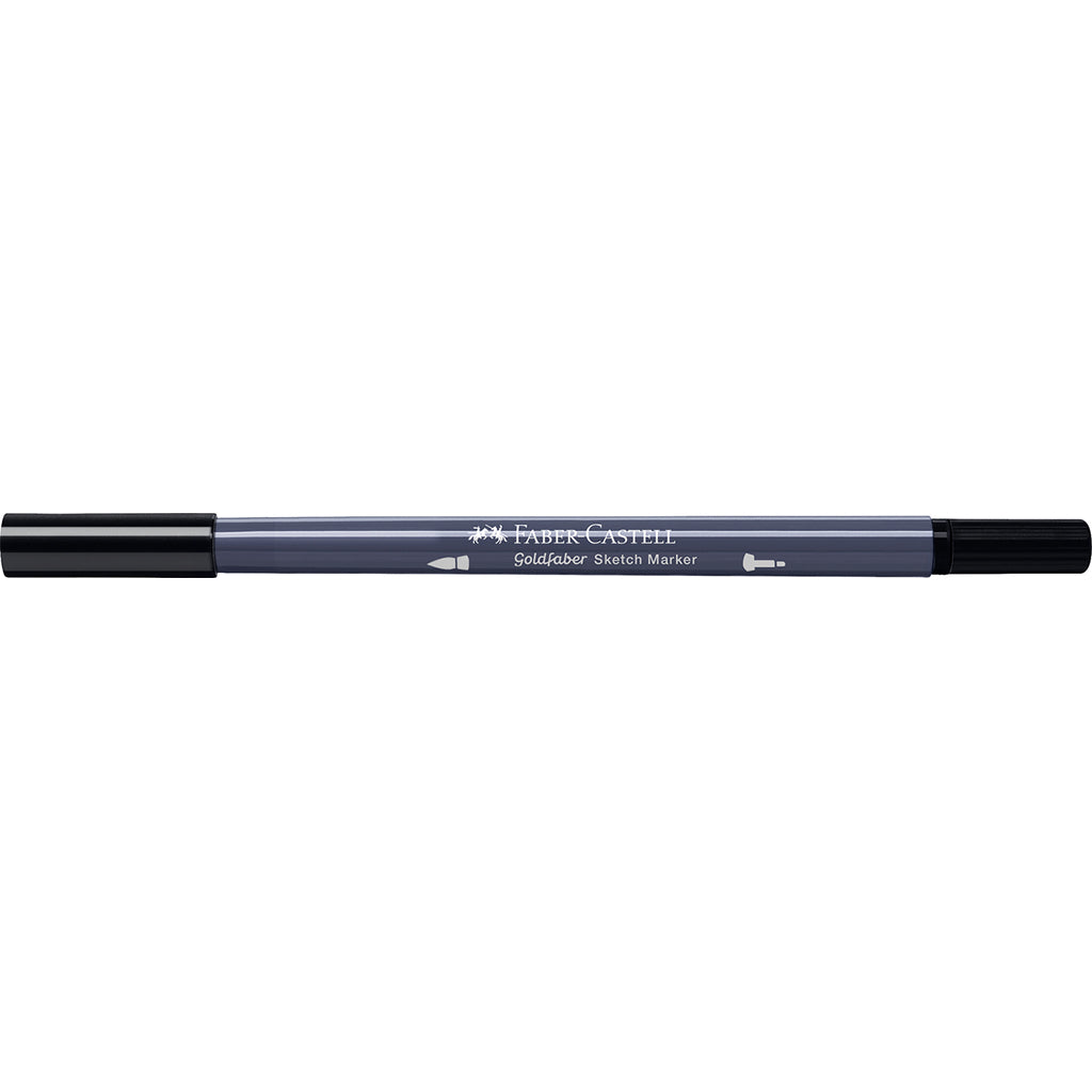 Faber-Castell Goldfaber Sketch Marker, Dual Tip with Thick and Fine Points - Black
