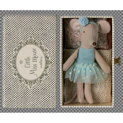 Maileg Dancing Mouse in Daybed, Little Sister