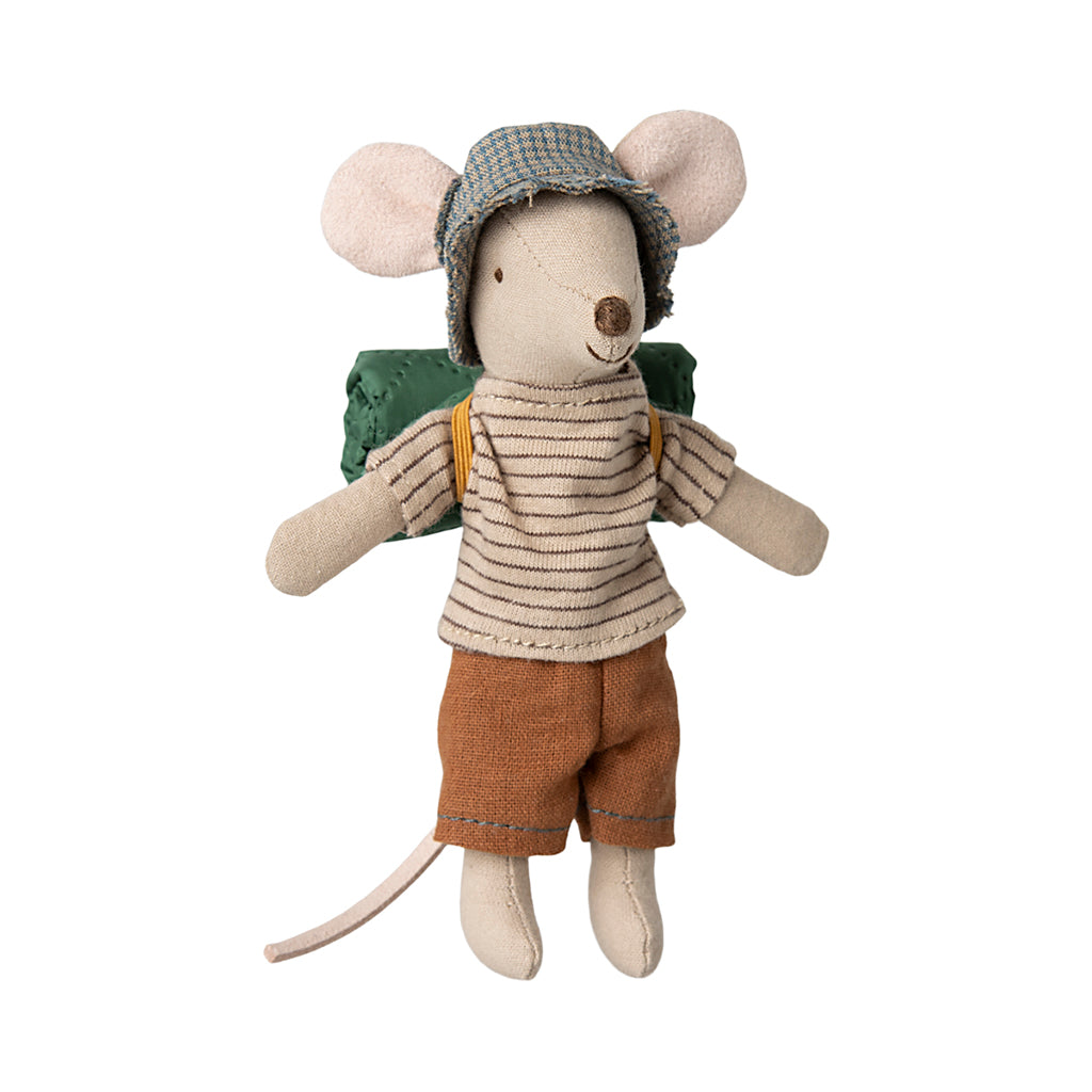 Maileg Hiker Mouse, Big Brother - Thin Stripes