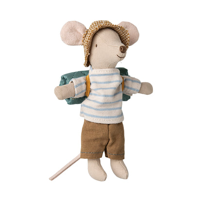 Maileg Hiking Mouse, Big Brother - Stripes