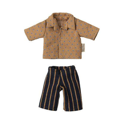 Maileg Accessories for Far Mus: Shirt and Striped Trousers