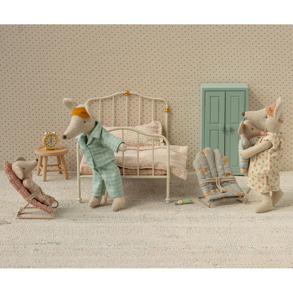 Maileg Doll Clothes for Dad Mouse, Mint/Sand Pajamas