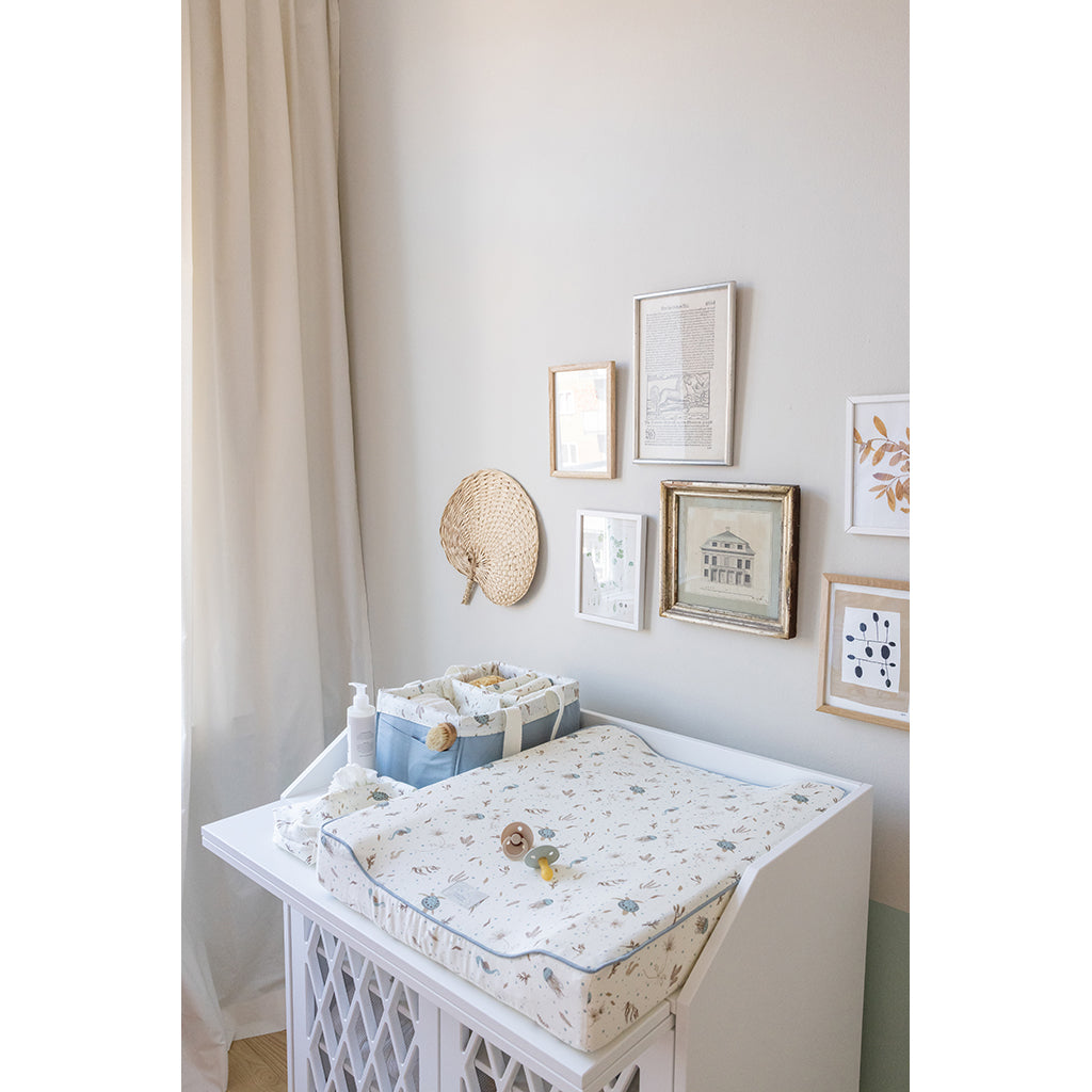Cam Cam Storage Basket for Changing Table, Sea Garden
