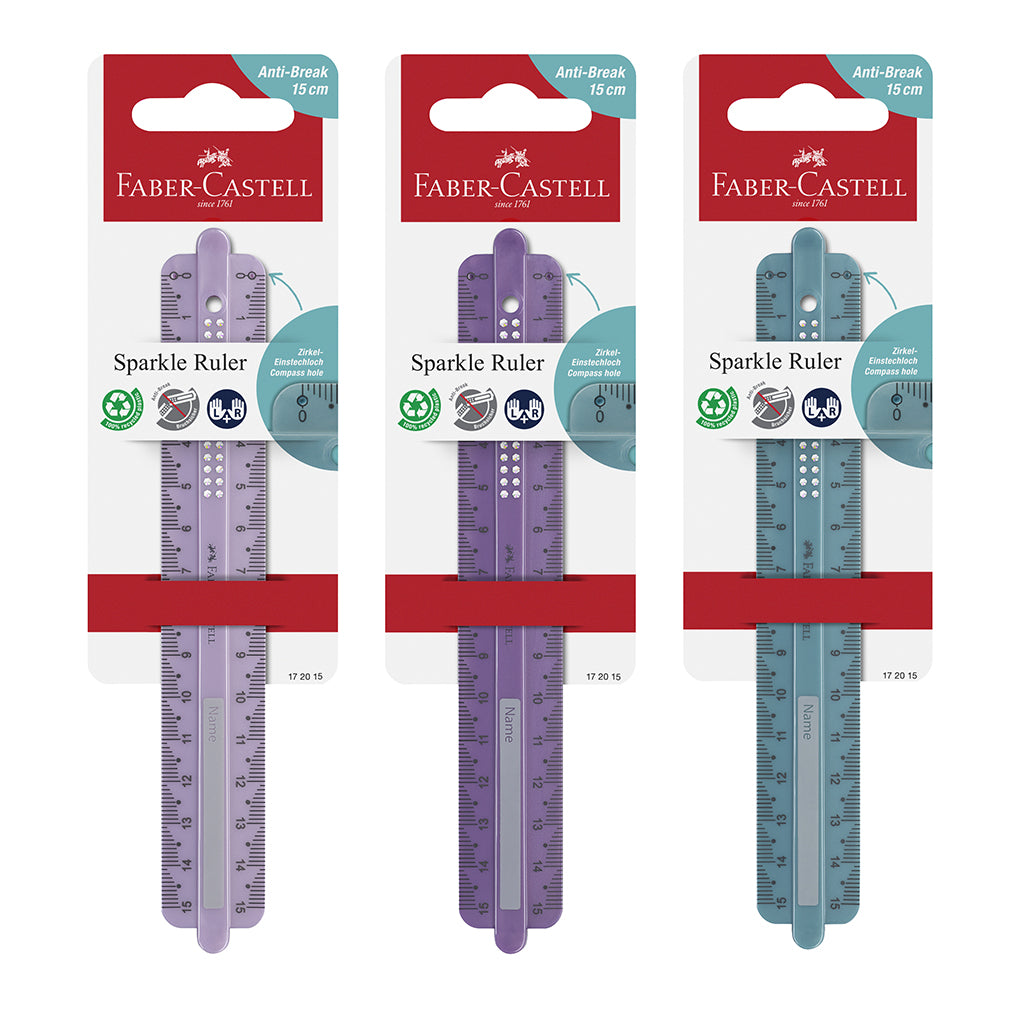 Faber-Castell Ruler 15 cm, multiple variants