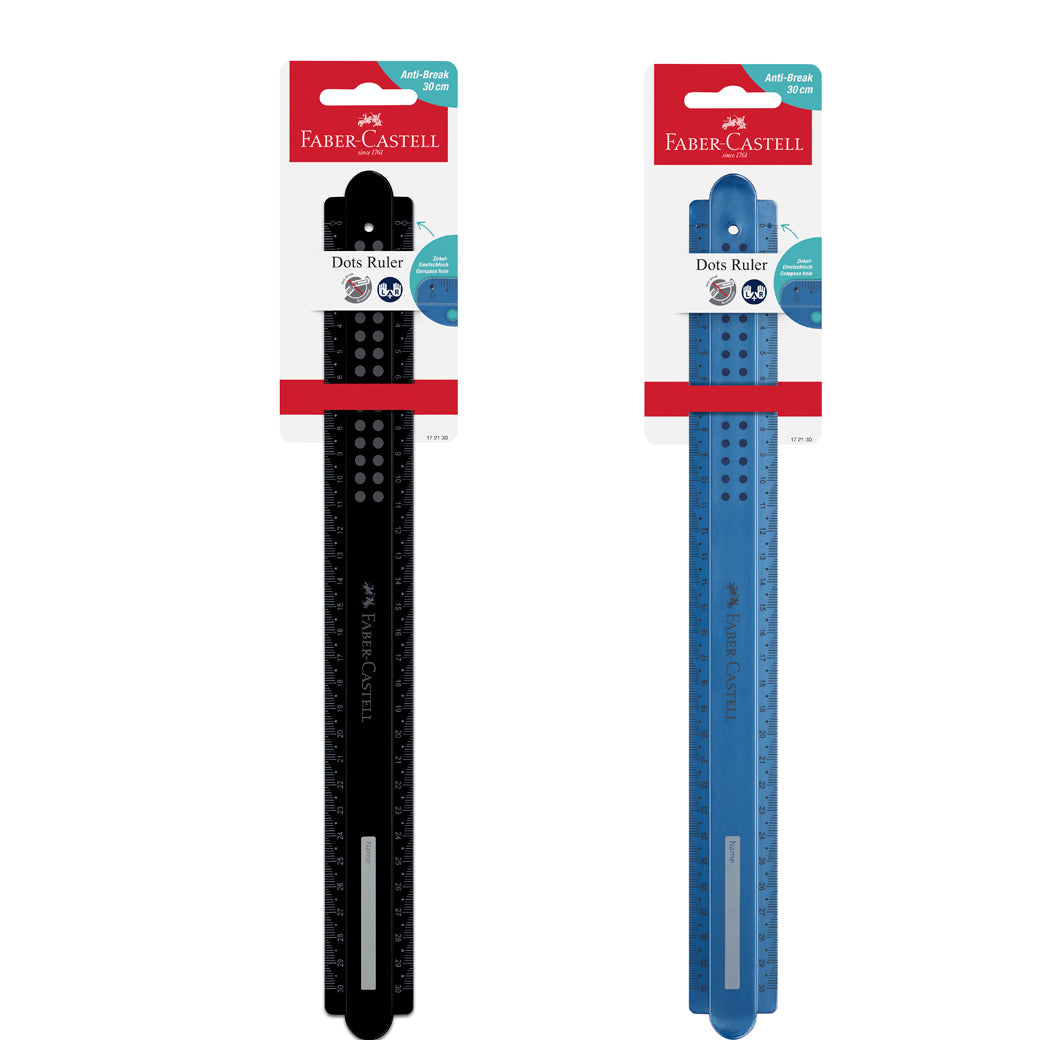 Faber-Castell Ruler, 30 cm - Assorted Colors