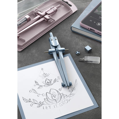Faber-Castell Grip Compass Set - Sky Blue