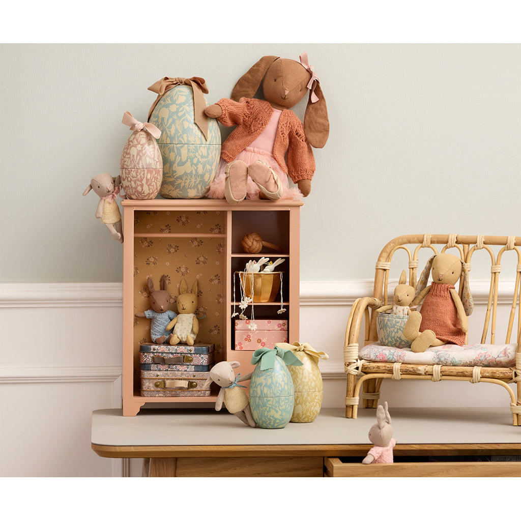 Maileg Metal Easter Egg, Medium - Light Blue