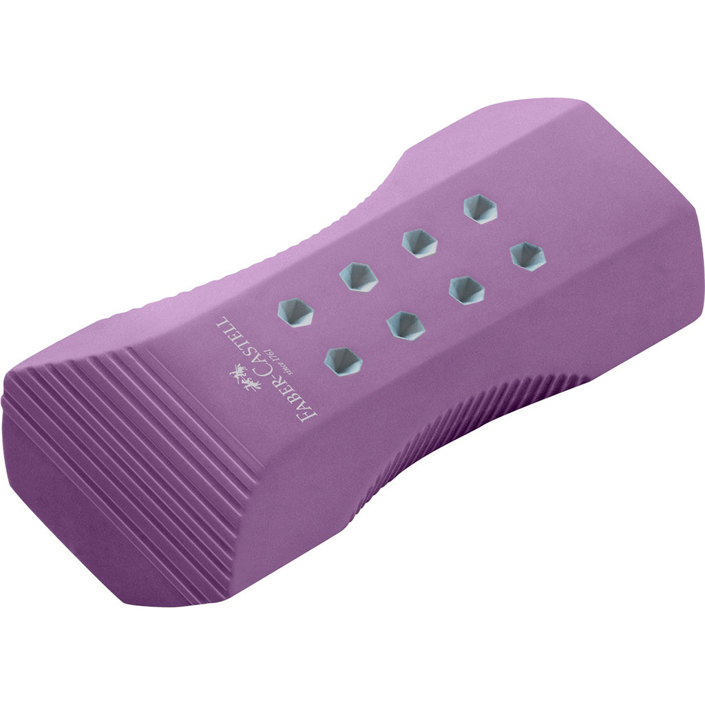 Faber-Castell Eraser with Glitter, 3 Assorted Colors