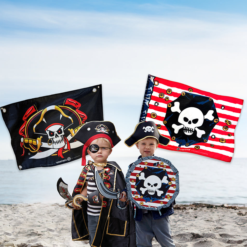 Liontouch Pirate Flag, Captain Cross Flag - 70 x 100 cm