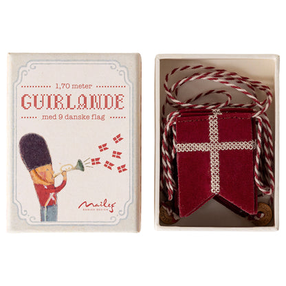 Maileg Flag Garland, Dannebrog