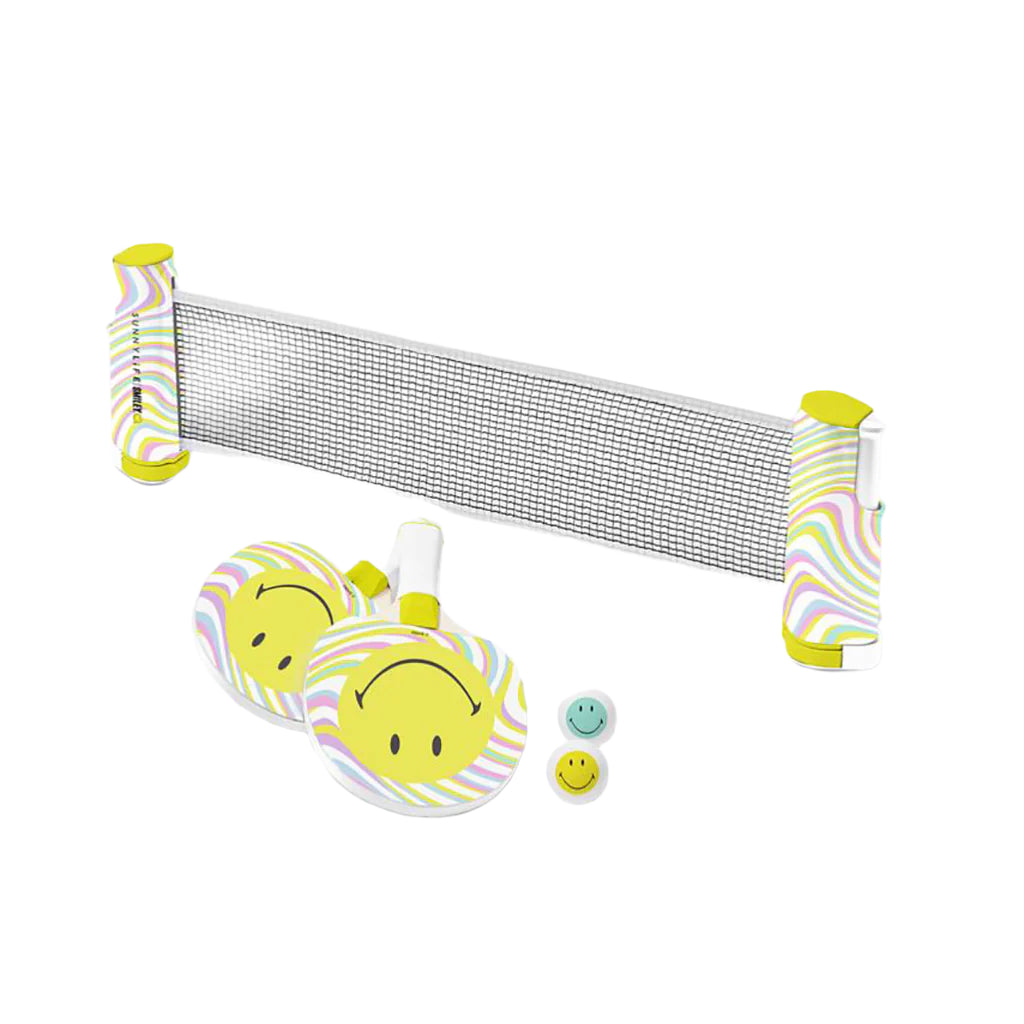 Sunnylife Table Tennis Set, Smiley