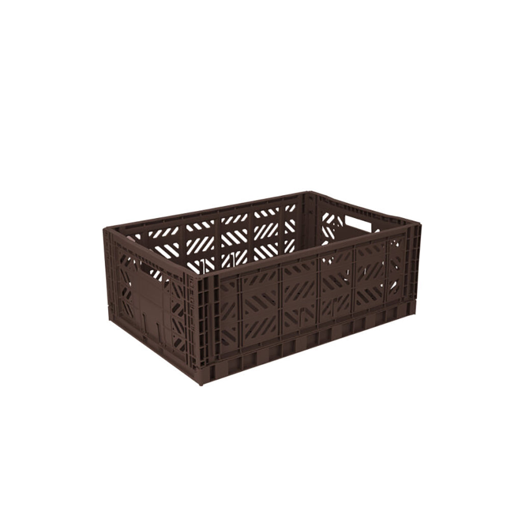 Aykasa Maxi Folding Crate, Chocolate