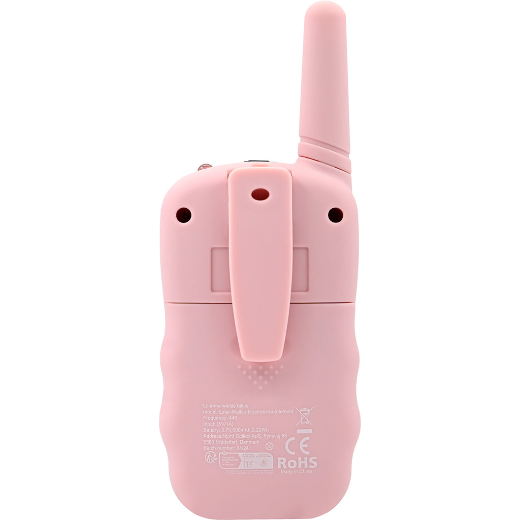 Lalarma Walkie Talkie for Children, Rose