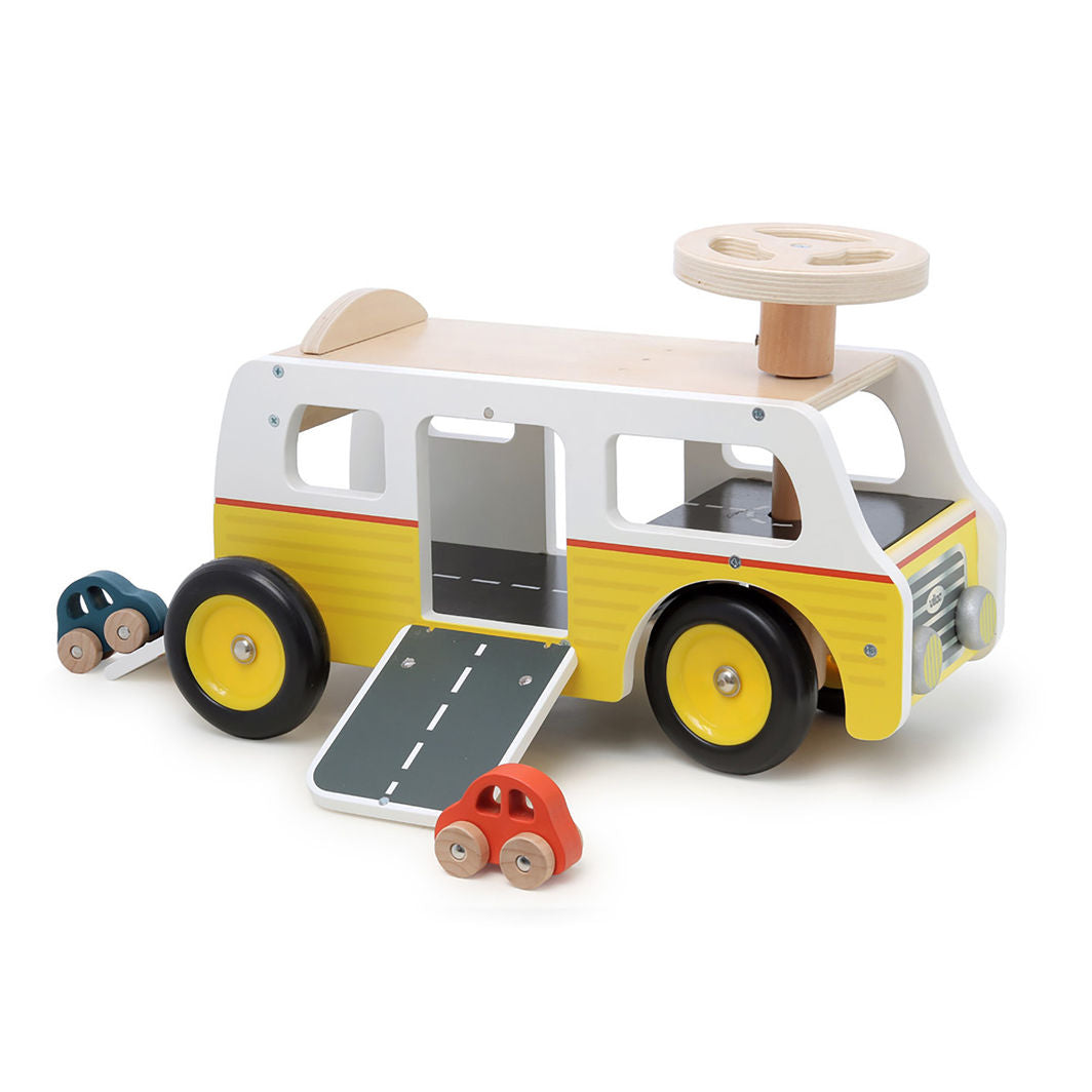 Vilac Ride-On Car, Garage with 2 Cars