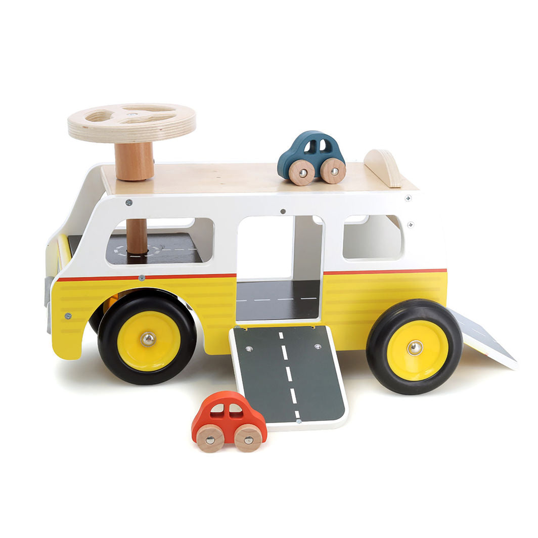 Vilac Ride-On Car, Garage with 2 Cars