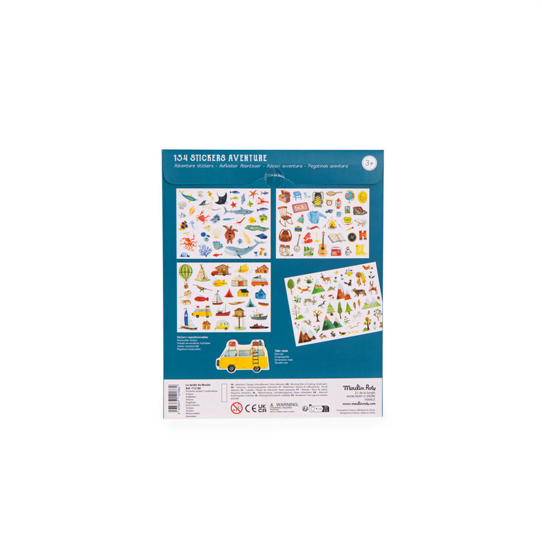 Moulin Roty - Stickers 133 pcs - Explorer
