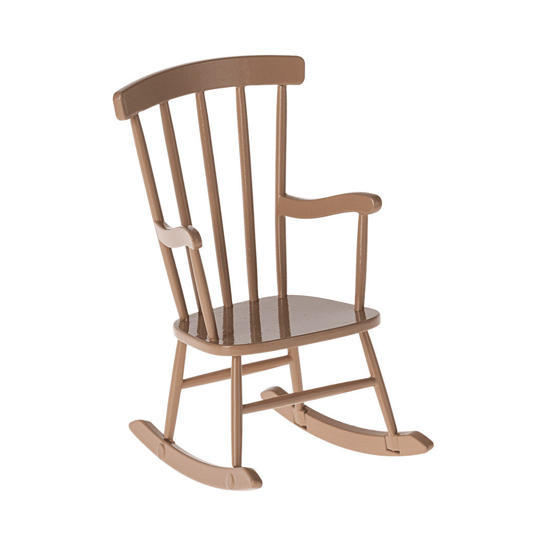 Maileg Rocking Chair, Mouse, Dark Powder