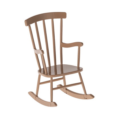 Maileg Rocking Chair, Mouse, Dark Powder