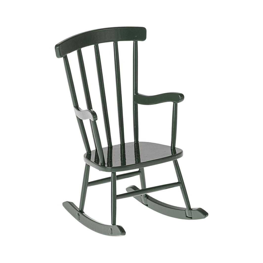 Maileg Rocking Chair, Mouse, Dark Green