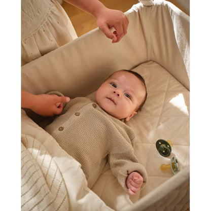 Moonboon Cradle with Foam Mattress 40 x 80 cm, Nature