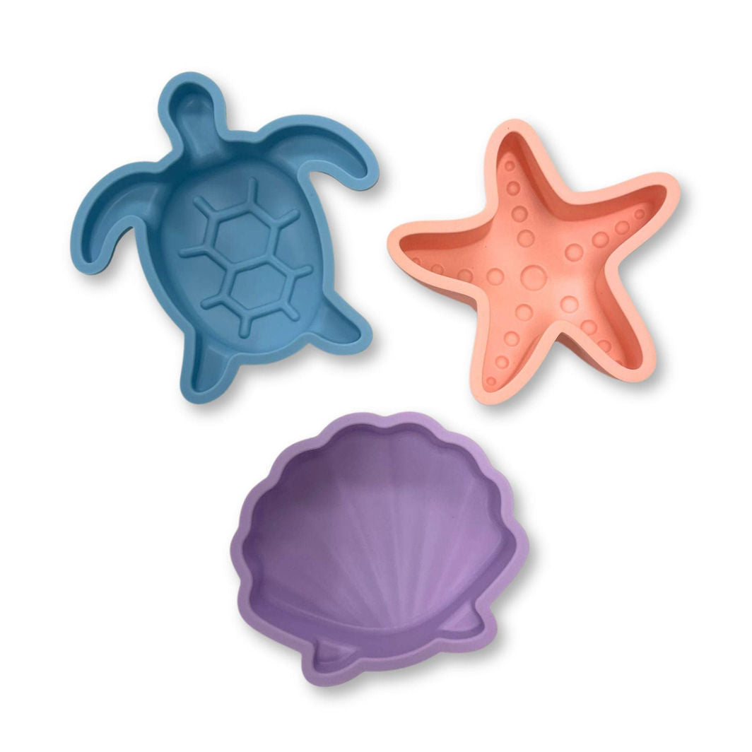 Swim Essentials, 5-Piece Silicone Sand Set - Pure Tones Pastel