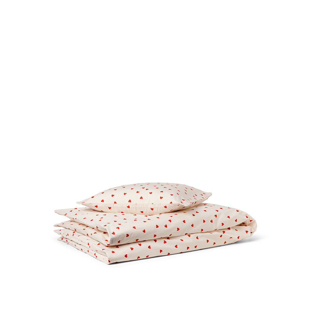 Dear April, Junior Bedding Set with Hearts, Little Love