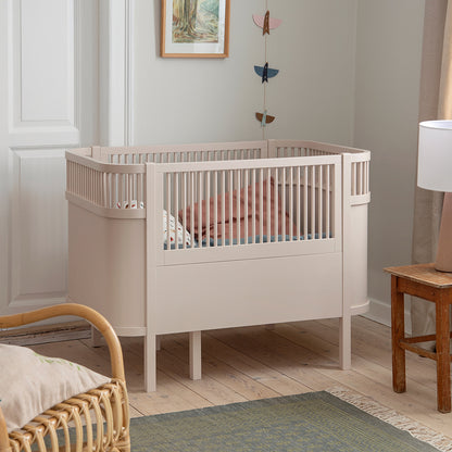 Sebra Bed, Baby and Junior - Birchbark Rose