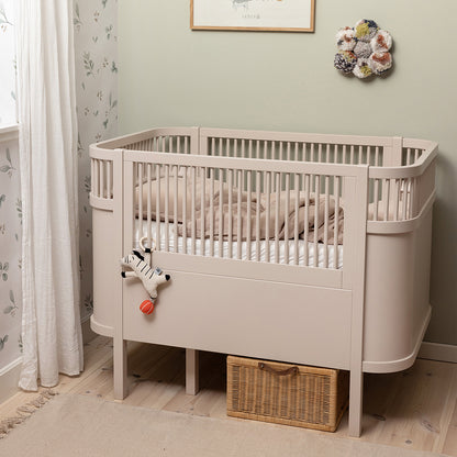 Sebra Bed, Baby and Junior - Birchbark Rose