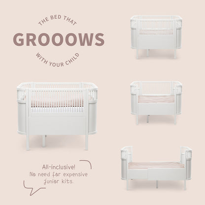 Sebra Bed Baby &amp; Junior - Classic White