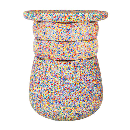 Stapelstein® Dynamic all Super Confetti, balance stool