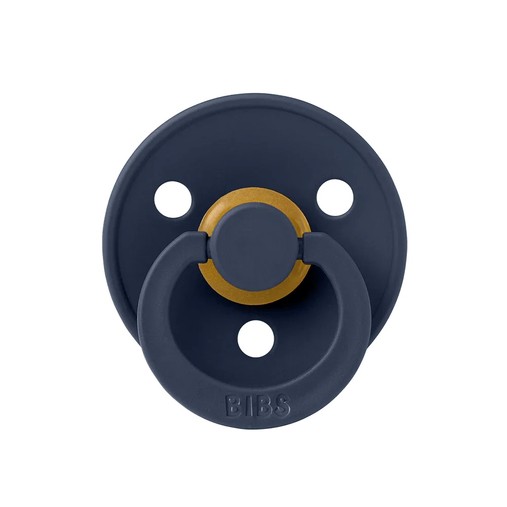 Bibs Pacifier in Natural Rubber, Size 2 – Deep Space