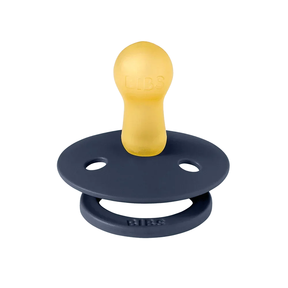 Bibs Pacifier in Natural Rubber, Size 2 – Deep Space