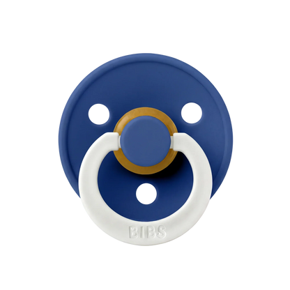 Bibs sutter i naturgummi, str. 2 - GLOW Cornflower