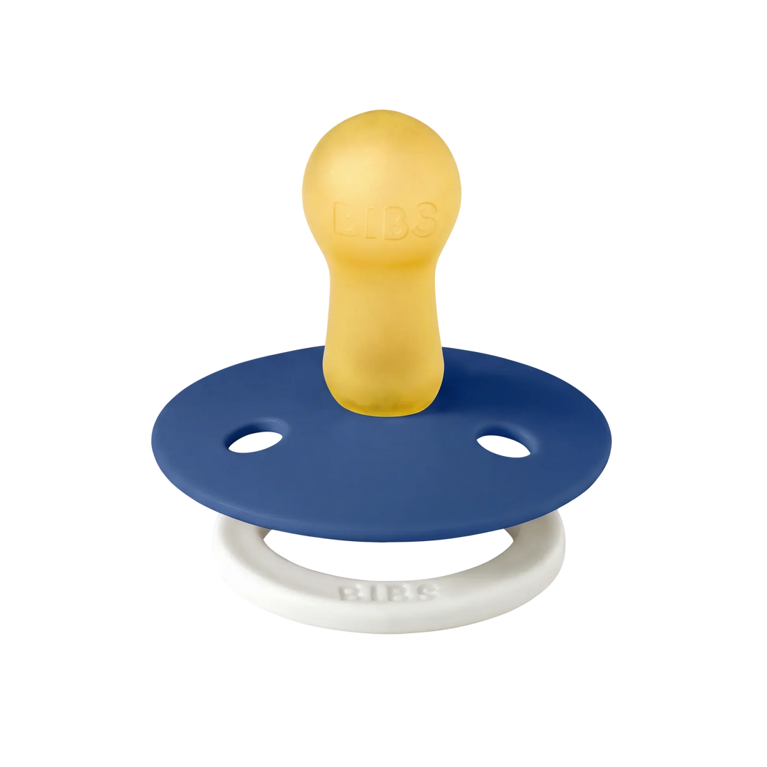 Bibs pacifier in natural rubber, size 2 – Cornflower GLOW