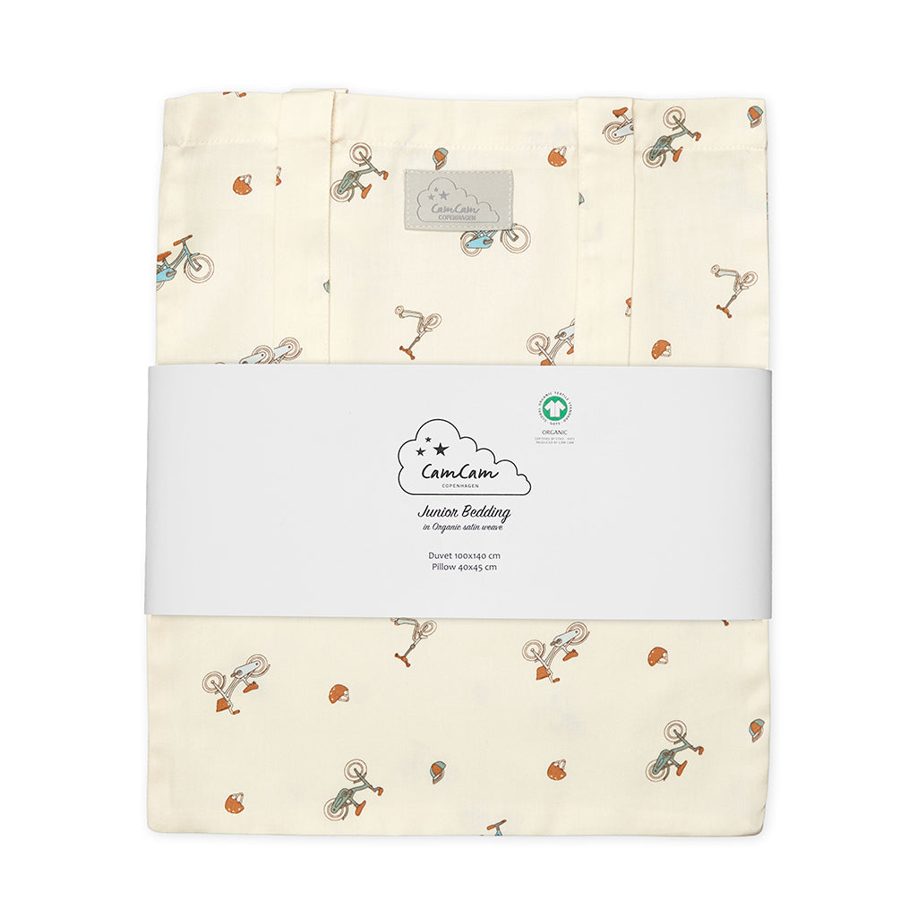 Cam Cam Junior Bedding, Organic - Bicycles