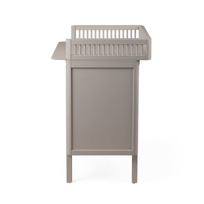 Sebra Wooden Changing Table, 2-in-1 Design with Drawers - Jetty Beige